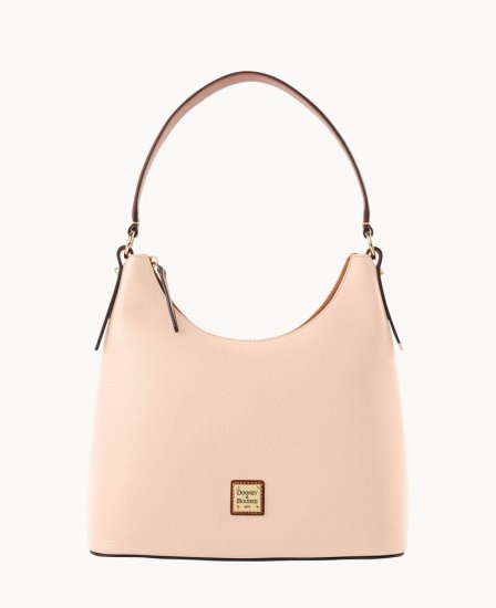 Dooney Pebble Grain Hobo Blush ID-x6WslDRB - Click Image to Close