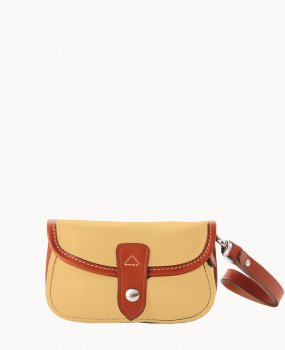 Dooney Oncour Elba Flap Wristlet Wheat ID-Cvd7tN8g