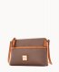 Dooney Pebble Grain Ginger Crossbody Elephant ID-06BqM2hR