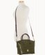 Dooney Denison Domed Satchel Olive ID-PR64Wi0s