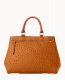 Dooney Ostrich Zip Satchel Tan ID-xqcmcJtk