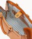 Dooney Saffiano Zip Satchel Natural ID-J9x40fXw