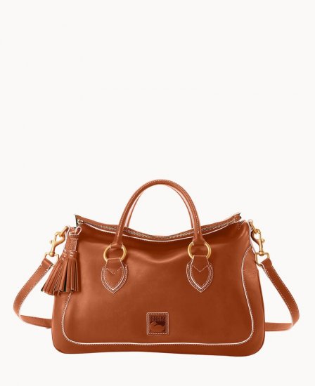 Dooney Florentine Large Satchel Natural ID-1KaiZaVC - Click Image to Close