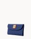 Dooney Ostrich Continental Clutch Navy ID-o440RIA0