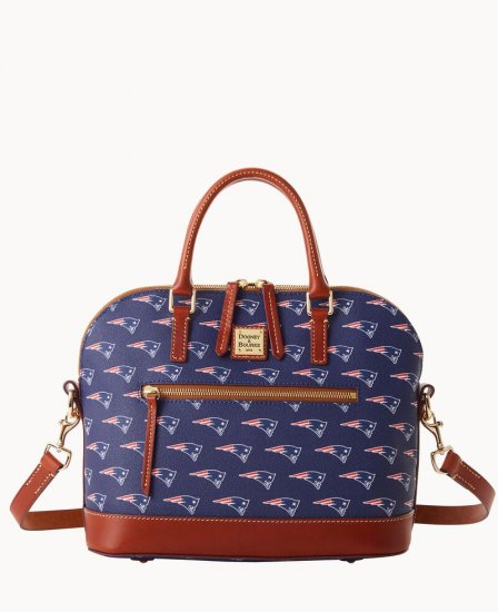 Dooney NFL Patriots Domed Zip Satchel PATRIOTS ID-BmvGRfyQ - Click Image to Close