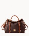 Dooney Ostrich Large Satchel Brown Tmoro ID-EJ78ee4i