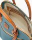 Dooney Pebble Grain Domed Satchel Teal ID-JYImefaf