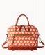 Dooney Collegiate Clemson Domed Zip Satchel CLEMSON ID-U4PYZQrT