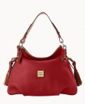 Dooney Pebble Grain Hobo Red ID-oE6A3jbO