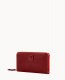 Dooney Florentine Large Zip Around Wristlet Bordeaux ID-VVX9E0DN