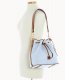 Dooney Pebble Grain Drawstring Glacier Blue ID-cxOA2TJq