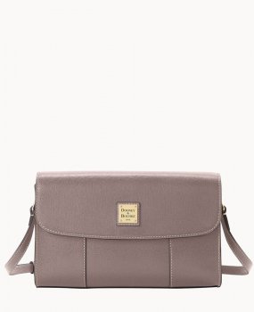 Dooney Saffiano Casey Crossbody Taupe ID-GcjtayVU