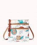 Dooney NFL Dolphins N S Triple Zip Crossbody DOLPHINS ID-JplfNGIW