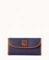 Dooney Pebble Grain Continental Clutch Midnight Blue ID-jwjpaNtS