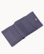 Dooney Pebble Grain Small Flap Credit Card Wallet Midnight Blue ID-UPyZ20uK