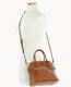 Dooney Pebble Grain Domed Satchel Caramel ID-an0Jj4oA