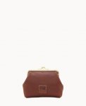 Dooney Florentine Large Framed Purse Chestnut ID-PnTPnDXd