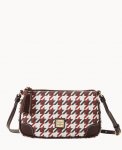 Dooney Houndstooth Slim Crossbody Brick ID-rI51TWh5