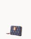 Dooney Gretta Large Zip Around Credit Card Case Navy ID-J4z3jBVe