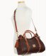 Dooney Ostrich Large Satchel Brown Tmoro ID-EJ78ee4i