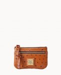 Dooney Ostrich Small Coin Case Caramel ID-sksSNwWD