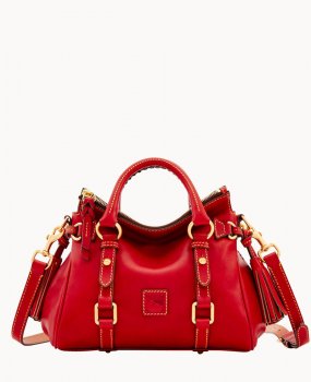 Dooney Florentine Micro Satchel Red ID-glLrIR5Y