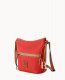 Dooney Pebble Grain Small Zip Sac Red ID-q7LET73I