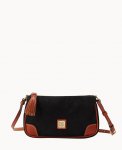 Dooney Suede Slim Crossbody Black ID-3aVAeFYu