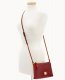 Dooney Pebble Grain Crossbody Pouchette Wine ID-JRN76S47