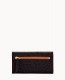 Dooney Ostrich Continental Clutch Black ID-t983tHWS