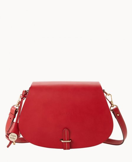 Dooney Alto Saddle Bag Red ID-eaotAb98 - Click Image to Close