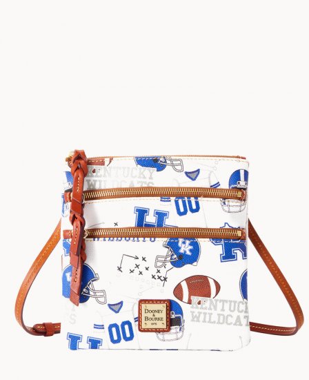 Dooney Collegiate Kentucky N S Triple Zip Crossbody U OF KENTUCKY ID-aNbqhVbZ - Click Image to Close