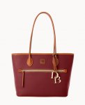 Dooney Pebble Grain Tote Wine ID-z0LiS5Hg