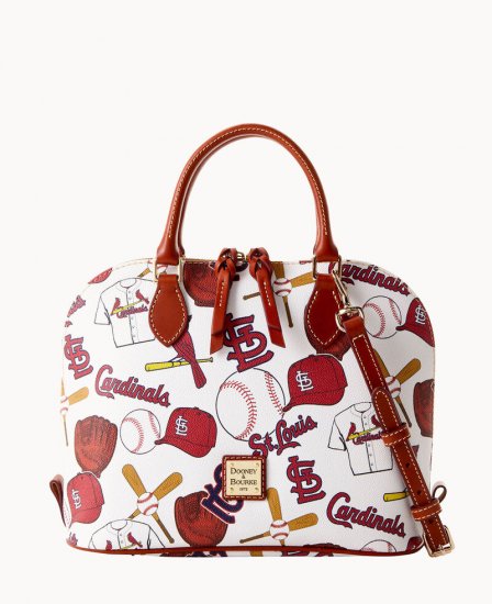 Dooney MLB Cardinals Zip Zip Satchel CARDINALS ID-1Y79UzJs - Click Image to Close