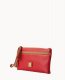 Dooney Pebble Grain Double Zip Wristlet Red ID-fEEApxtk