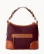 Dooney Ostrich Hobo Burgundy ID-tPWLO0qM