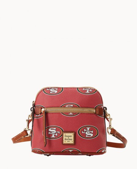 Dooney NFL 49ers Domed Crossbody 49ers ID-16DGrtO9 - Click Image to Close