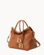 Dooney Pebble Grain Satchel Caramel ID-2aq3Avwf