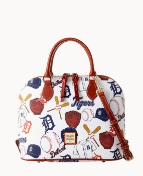 Dooney MLB Tigers Zip Zip Satchel TIGERS ID-i3LMNuHZ