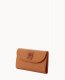 Dooney Pebble Grain Continental Clutch Caramel ID-srTTyRqL