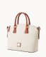 Dooney Pebble Grain Domed Satchel White ID-UTPXgQy5