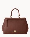 Dooney Saffiano Zip Satchel Amber ID-iSyiIdUq