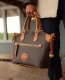 Dooney All Weather Leather 3.0 Domed Satchel 30 Vanilla ID-0qHMwaRR