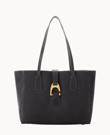 Dooney Florentine Small Shannon Tote Black Black ID-vO3cf1Kj - Click Image to Close