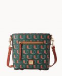 Dooney Collegiate Miami Small Zip Crossbody U OF MIAMI ID-er4xErEf