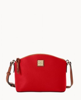 Dooney Pebble Grain Suki Crossbody Red ID-PuHTybXJ