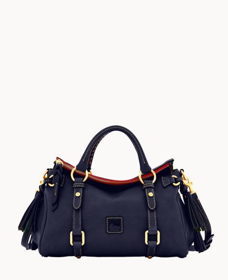 Dooney Florentine Mini Satchel Navy ID-wMCPYw3w - Click Image to Close