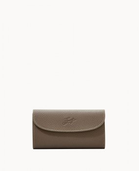 Dooney Henrys Continental Clutch Taupe ID-HbQiwfbH