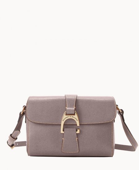 Dooney Saffiano Kyra Crossbody Taupe ID-d0vmD9mD - Click Image to Close