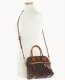 Dooney Pebble Grain Domed Satchel Brown Tmoro ID-sfyZcCR6